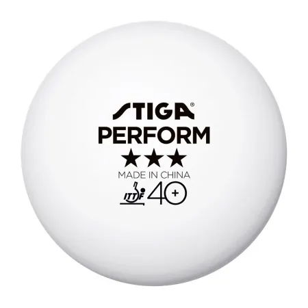 Мяч для наст. тенниса Stiga Perform 3***, 40+, 1113-2110-06, пластик, ITTF Appr., уп.6 шт, бел за 2&nbsp;121.60 ₽ купить в Сургуте