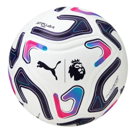 Мяч футб. PUMA Stellar Pro PL, 08510701, р.5, FIFA Quality Pro, 8п, ПУ, термосш, бело-фиолетовый за 9&nbsp;069.50 ₽ купить в Сургуте
