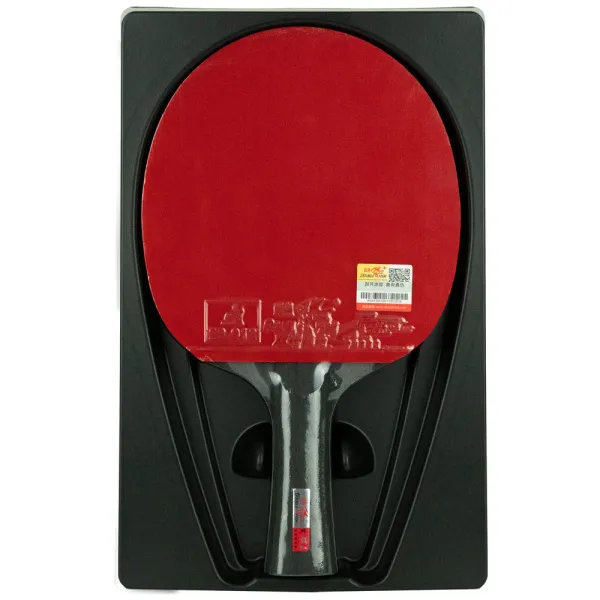 Ракетка для н/т DOUBLE FISH Black Carbon King Racket 3***, для професс.,ITTF Appr.,накл.2,1,мм за 4&nbsp;346.90 ₽ в Сургуте