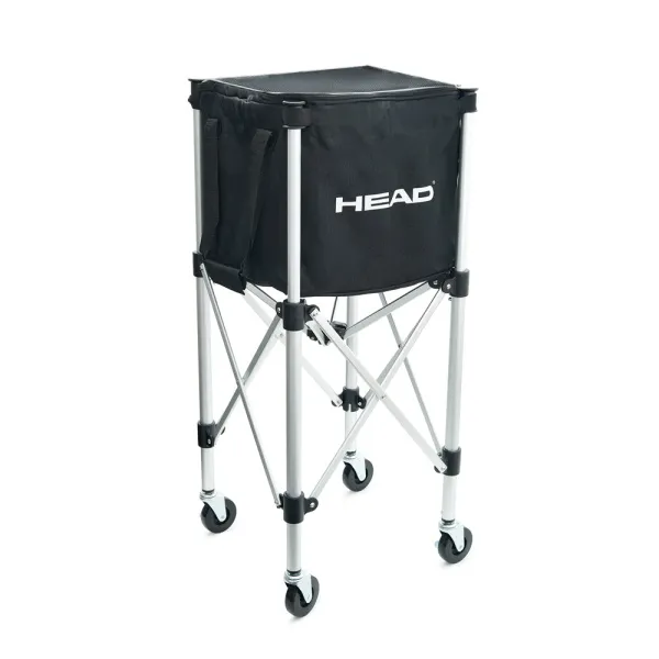 Корзина для теннисных мячей HEAD TT7003, на 125 мячей,с сумкой-переноской, складная, металл, черный за 6&nbsp;942.80 ₽ в Сургуте