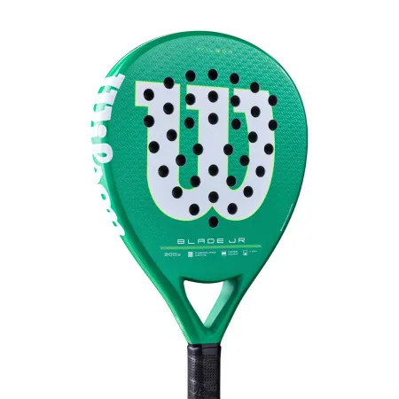 Ракетка для падела WILSON Blade Jr  V4 Padel, WR213811U0, для начин-х, стекловолокно, зеленый за 14&nbsp;934.50 ₽ купить в Сургуте