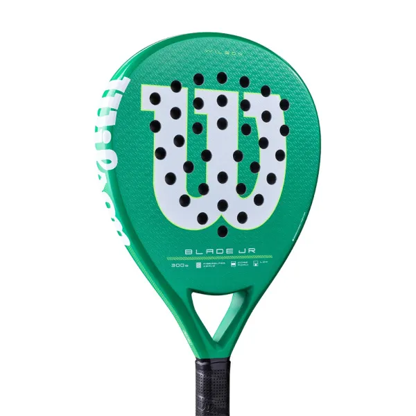 Ракетка для падела WILSON Blade Jr  V4 Padel, WR213811U0, для начин-х, стекловолокно, зеленый за 14&nbsp;934.50 ₽ в Сургуте