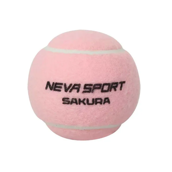 Мяч для падела NS Sakura, UAA2, уп.3 шт, сукно, нат.резина, розовый за 824.50 ₽ в Сургуте
