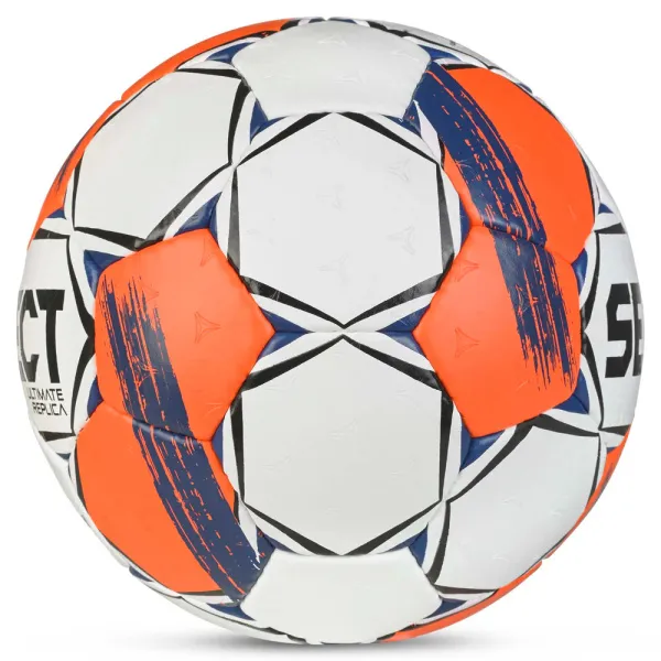 Мяч ганд. SELECT Ultimate Replica v25, 3572858745, р.3(Senior), ПУ,руч.сш, бел-оранж-т.син за 5&nbsp;373.70 ₽ в Сургуте