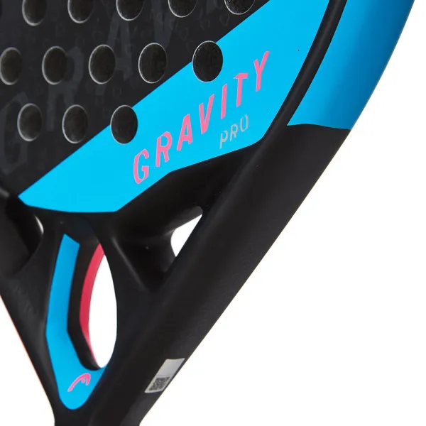 Ракетка для падела HEAD Gravity Pro 2022, 228162,для продв.игр., карбон, стекловолокно,черн-сине-роз за 16&nbsp;138.10 ₽ в Сургуте