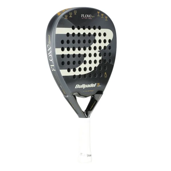 Ракетка для падела BULLPADEL Flow Legend, 494405, для профессионалов, стекловолокно,черно-белый за 31&nbsp;307.20 ₽ в Сургуте