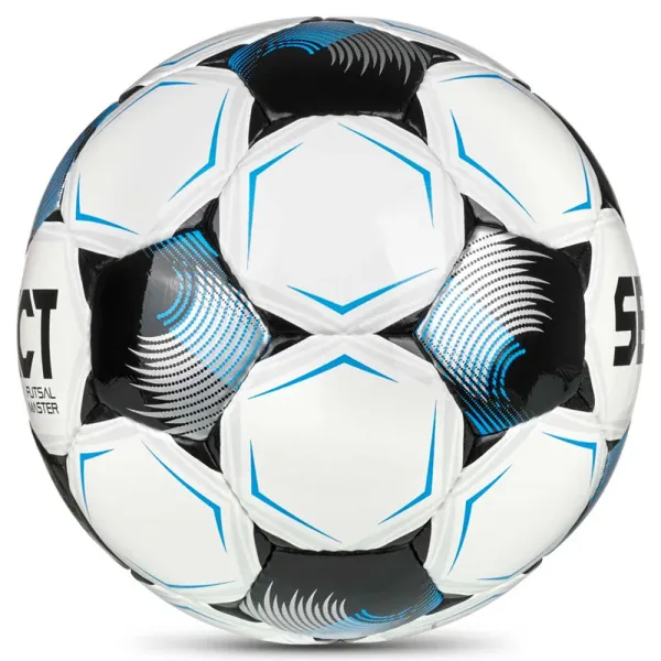 Мяч футзал. SELECT Futsal Master V26, 1043471003, р.4, Basic,32п, гл.ПУ, руч.сш,бело-сине-черный за 7&nbsp;031.20 ₽ в Сургуте