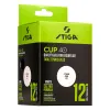 Мяч для наст. тенниса Stiga Cup ABS, 1110-2510-12, диам.40+мм, пластик, упак. 12 шт, белый за 1&nbsp;774.80 ₽ купить в Сургуте