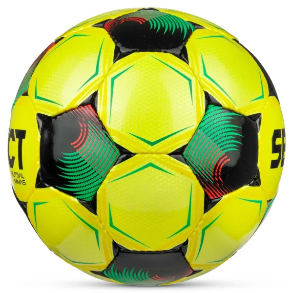 Мяч футзал. SELECT Futsal Mimas V26, 1053471007, р.4,FIFA Basic, 32п, ПУ, руч.сш, желто-зелено-черн. за 6&nbsp;113.20 ₽ в Сургуте