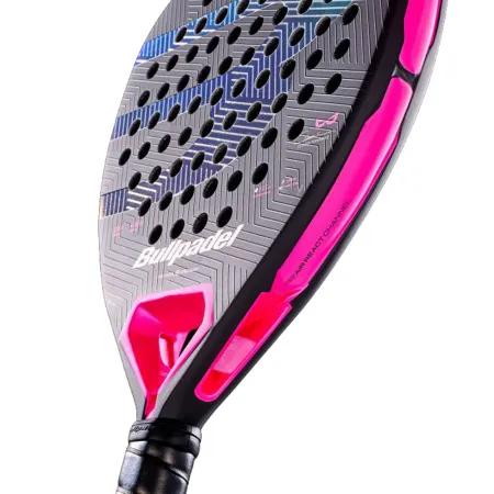 Ракетка для падела BULLPADEL Wonder 27, 497250, для продв.игроков, стекловолокно, карбон, черно-роз за 42&nbsp;969.20 ₽ купить в Сургуте