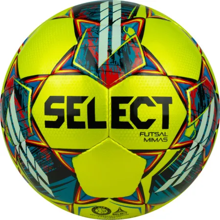 Мяч футзал. SELECT Futsal Mimas, 1053460550, р.4,FIFA Basic, 32 пан, гл.ПУ, руч.сш, жел-сине-красный за 6&nbsp;303.60 ₽ купить в Сургуте