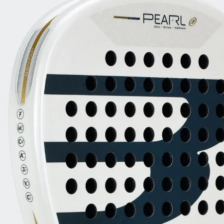 Ракетка для падела BULLPADEL Pearl 26, 493804, для профессионалов, карбон, бело-серый за 35&nbsp;929.50 ₽ купить в Сургуте