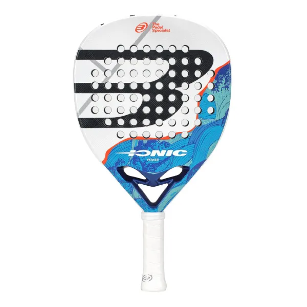 Ракетка для падела BULLPADEL Ionic Power 26, 494411, для продв. игроков, стекловолокно, сине-белый за 28&nbsp;944.20 ₽ в Сургуте