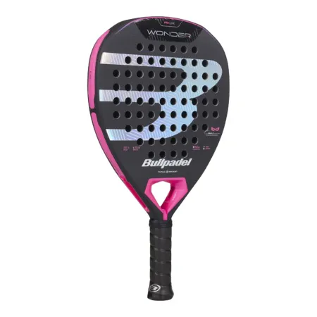 Ракетка для падела BULLPADEL Wonder 27, 497250, для продв.игроков, стекловолокно, карбон, черно-роз за 42&nbsp;969.20 ₽ купить в Сургуте
