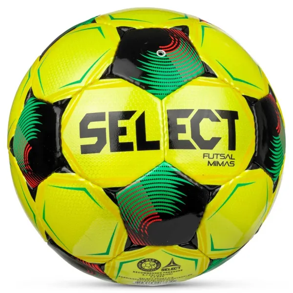 Мяч футзал. SELECT Futsal Mimas V26, 1053471007, р.4,FIFA Basic, 32п, ПУ, руч.сш, желто-зелено-черн. за 6&nbsp;113.20 ₽ в Сургуте