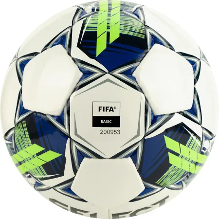 Мяч футзал. SELECT Futsal Master Shiny V22, 1043460004, р.4, Basic,32п, гл.ПУ, руч.сш,бел-син-зел за 7&nbsp;539.50 ₽ купить в Сургуте