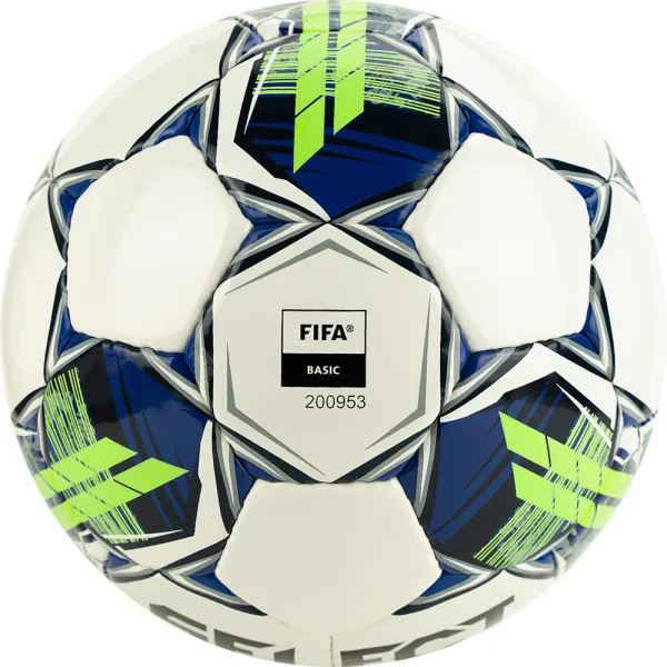 Мяч футзал. SELECT Futsal Master Shiny V22, 1043460004, р.4, Basic,32п, гл.ПУ, руч.сш,бел-син-зел за 7&nbsp;539.50 ₽ в Сургуте