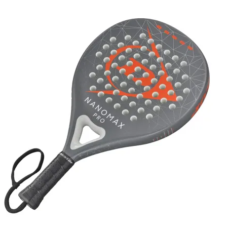 Ракетка для падела Dunlop Nanomax Pro, 10370739, для профессионалов, карбон,серо-оранжевый за 17&nbsp;248.20 ₽ купить в Сургуте