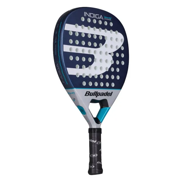 Ракетка для падела BULLPADEL Indiga Power 26, 494416, для начинающих, стекловолокно, темносине-серый за 14&nbsp;672.70 ₽ в Сургуте