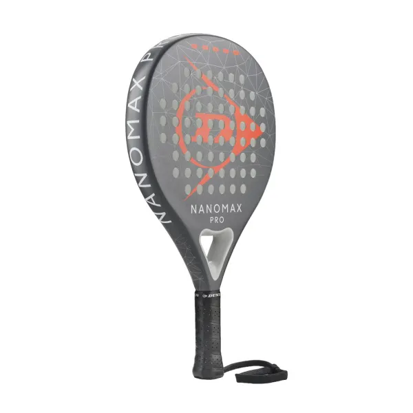 Ракетка для падела Dunlop Nanomax Pro, 10370739, для профессионалов, карбон,серо-оранжевый за 17&nbsp;248.20 ₽ в Сургуте
