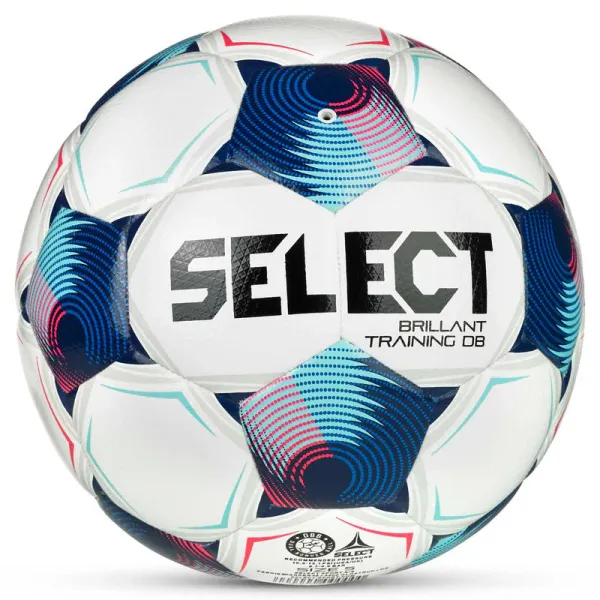 Мяч футб. SELECT Brillant Training DB V25, 0864171002, р.4, 32п, ТПУ, гибр.сш, бело-синий за 4&nbsp;936.80 ₽ в Сургуте