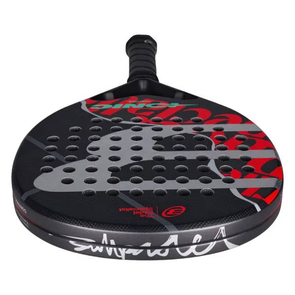 Ракетка для падела BULLPADEL Ionic Control 26, 494412, для продв. игроков, карбон, черно-красный за 33&nbsp;734.80 ₽ в Сургуте