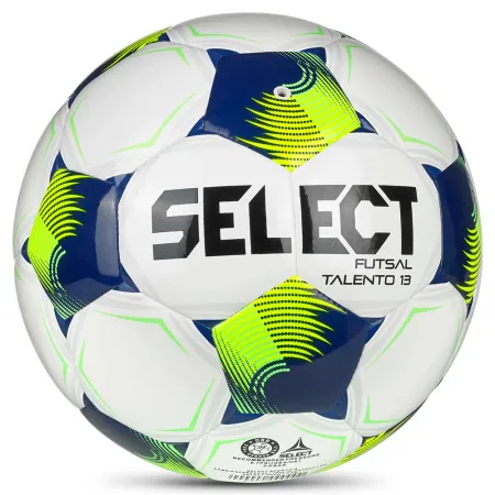 Мяч футзал. SELECT Futsal Talento 13 V26, 1062471015, р.3, 32п, ТПУ, гибр.сш, бело-сине-желтый за 4&nbsp;355.40 ₽ купить в Сургуте