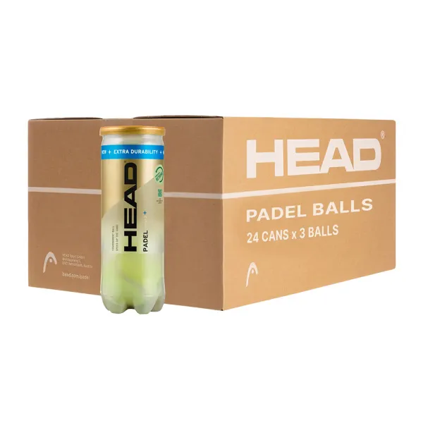 Мяч для падела HEAD Padel Pro S+, 540303, уп.3 шт, FIP Approved, войлок,нат.резина,желтый за 933.30 ₽ в Сургуте