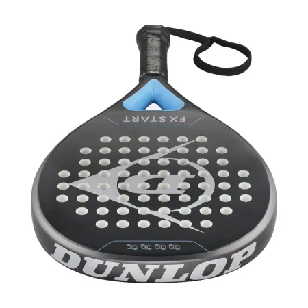 Ракетка для падела Dunlop FX Start, 10370737, для начинающих, гибрид, графит, черно-синий за 13&nbsp;175 ₽ купить в Сургуте