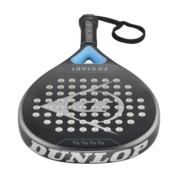 Ракетка для падела Dunlop FX Start, 10370737, для начинающих, гибрид, графит, черно-синий за 13&nbsp;175 ₽ в Сургуте