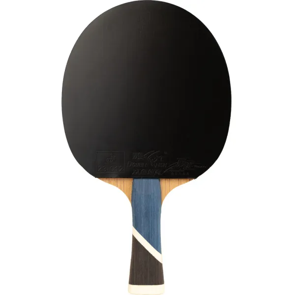 Ракетка для н/т DOUBLE FISH 5A+C, для продвин, ITTF Appr, накл. 2,1 мм, конич. ручка+ 2 мяча V40+мм за 2&nbsp;779.50 ₽ в Сургуте