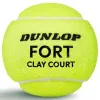Мяч теннисный Dunlop Fort Clay Court 4B, 601613, уп.4 шт,одобр.ITF и FFT,сукно,нат.резина,желтый за 1&nbsp;812.20 ₽ купить в Сургуте