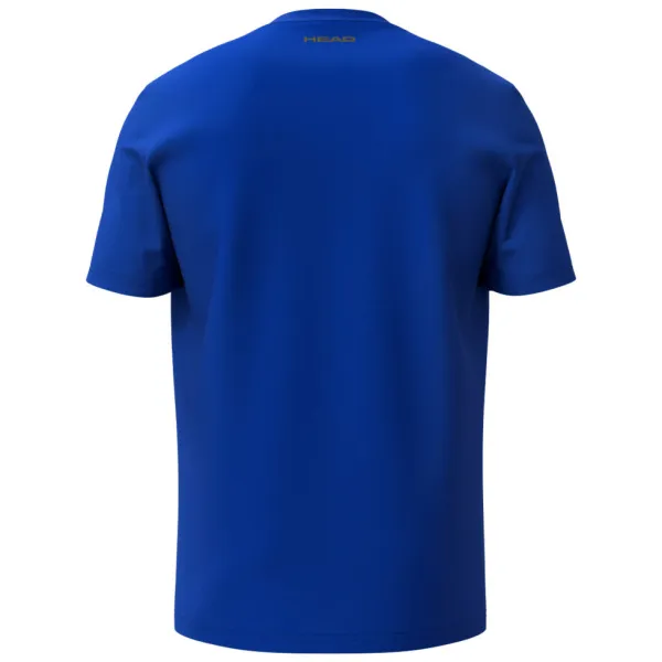 СЦ*Футболка мужская HEAD Club Original T-Shirt M 811855-Ro-S, р.S, хлопок,полиэстер,эластан, синий за 2&nbsp;888.30 ₽ в Сургуте