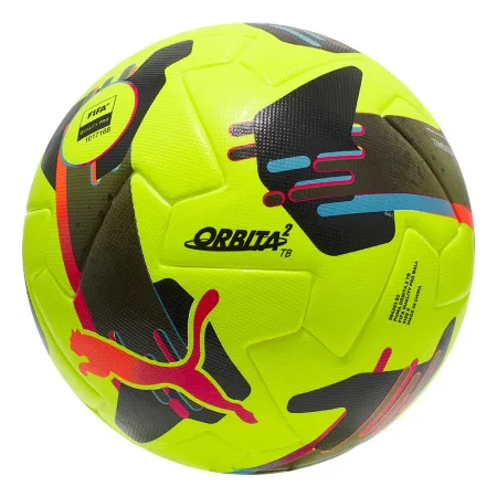 Мяч футб. PUMA Orbita 2 TB, 08432303, р.5, FIFA Quality Pro, 12 пан., ТПУ, термосшивка, желто-черный за 7&nbsp;260.70 ₽ купить в Сургуте