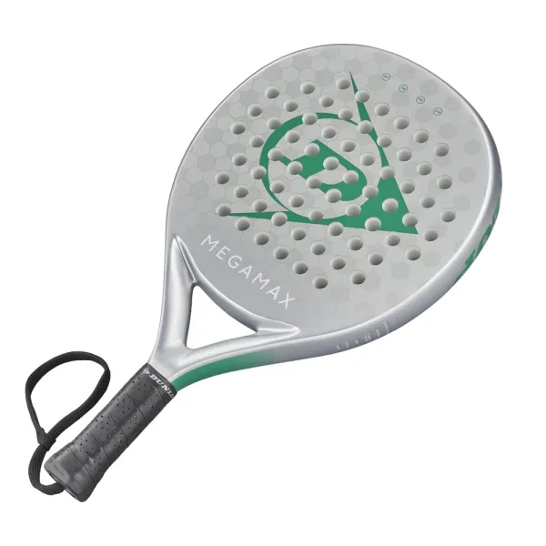 Ракетка для падела Dunlop Megamax Silver, 10370741, для начинающих, графит, серебристый за 11&nbsp;740.20 ₽ в Сургуте