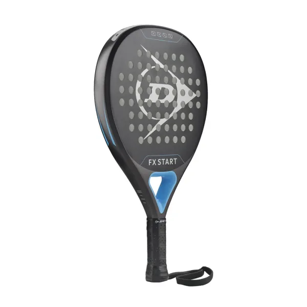 Ракетка для падела Dunlop FX Start, 10370737, для начинающих, гибрид, графит, черно-синий за 13&nbsp;175 ₽ в Сургуте