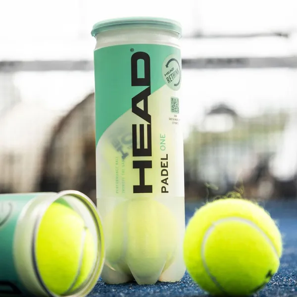 Мяч для падела HEAD Padel One S, 575383, уп.3 шт, FIP Approved, войлок,нат.резина,желтый за 933.30 ₽ в Сургуте