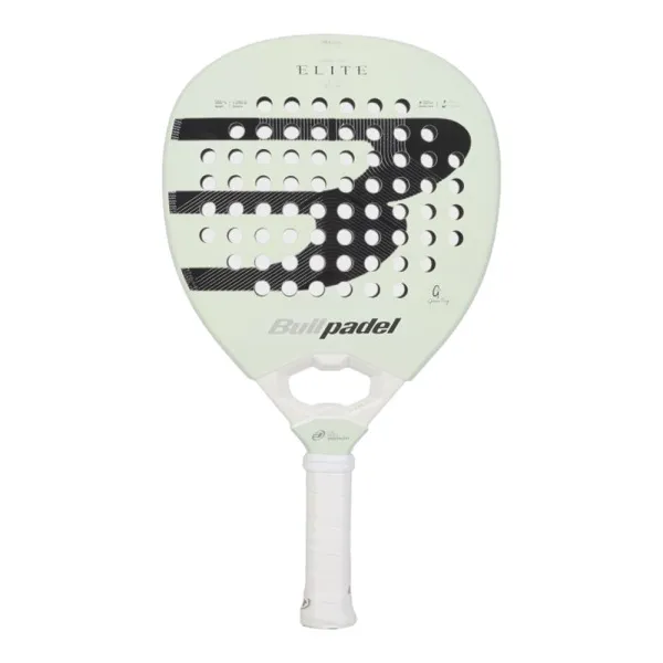 Ракетка для падела BULLPADEL Elite 02 2027, 497248,для профес-в, стекловолокно, карбон, мятный.,черн