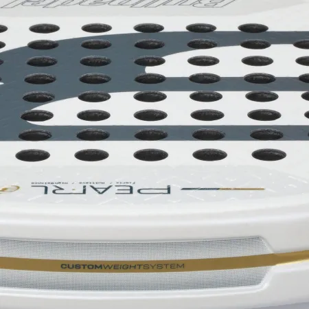 Ракетка для падела BULLPADEL Pearl 26, 493804, для профессионалов, карбон, бело-серый за 35&nbsp;929.50 ₽ купить в Сургуте