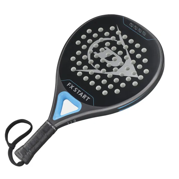 Ракетка для падела Dunlop FX Start, 10370737, для начинающих, гибрид, графит, черно-синий за 13&nbsp;175 ₽ в Сургуте