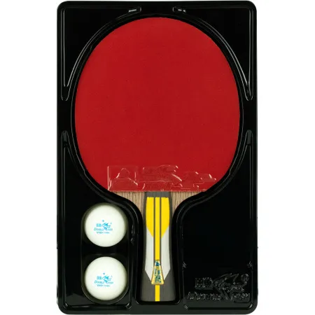 Ракетка для н/т DOUBLE FISH 6A+C, для подвин.,ITTF Appr.,накл. 2,1 мм, конич. ручка+ 2 мяча V40+мм за 3&nbsp;442.50 ₽ купить в Сургуте