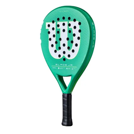Ракетка для падела WILSON Blade Jr  V4 Padel, WR213811U0, для начин-х, стекловолокно, зеленый за 14&nbsp;934.50 ₽ купить в Сургуте