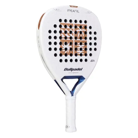 Ракетка для падела BULLPADEL Pearl 27, 497249, для проф-в, стекловолокно,карбон, бело-золотистый за 44&nbsp;319 ₽ купить в Сургуте