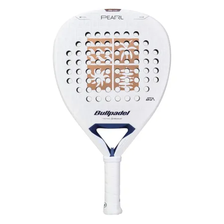 Ракетка для падела BULLPADEL Pearl 27, 497249, для проф-в, стекловолокно,карбон, бело-золотистый за 44&nbsp;319 ₽ купить в Сургуте