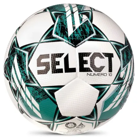 Мяч футб. SELECT NUMERO 10 V23, 0575060004, р.5, FIFA Basic, 32п, ПУ, руч. сш, бело-бирюзовый за 8&nbsp;051.20 ₽ купить в Сургуте