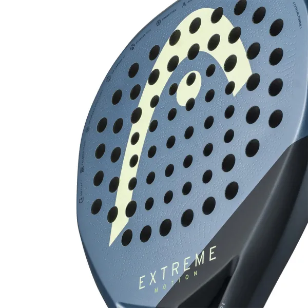 Ракетка для падела HEAD Extreme Motion, 223135, для профессионалов, углеродное волокно, темно-синий за 26&nbsp;894 ₽ в Сургуте