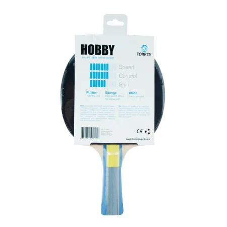Ракетка для н/т TORRES Hobby, TT0003, для любителей, накладка 1,8 мм, конич. ручка за 875.50 ₽ купить в Сургуте