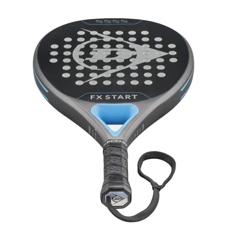 Ракетка для падела Dunlop FX Start, 10370737, для начинающих, гибрид, графит, черно-синий за 13&nbsp;175 ₽ купить в Сургуте