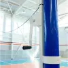 Волейбольные стойки универсальные со стаканами и механизмом натяжения троса ZAVODSPORTA за 41&nbsp;400 ₽ купить в Сургуте